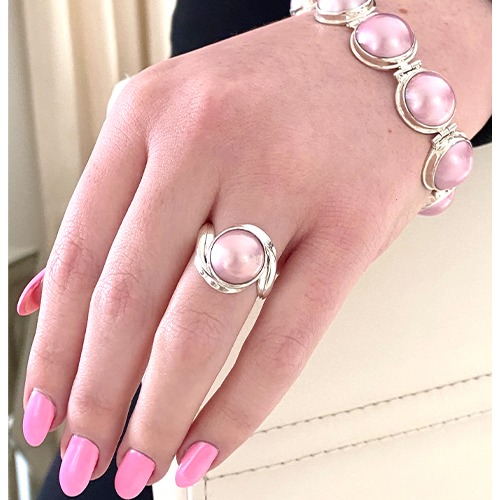Mabe Pearl Silver Jewellery Collection